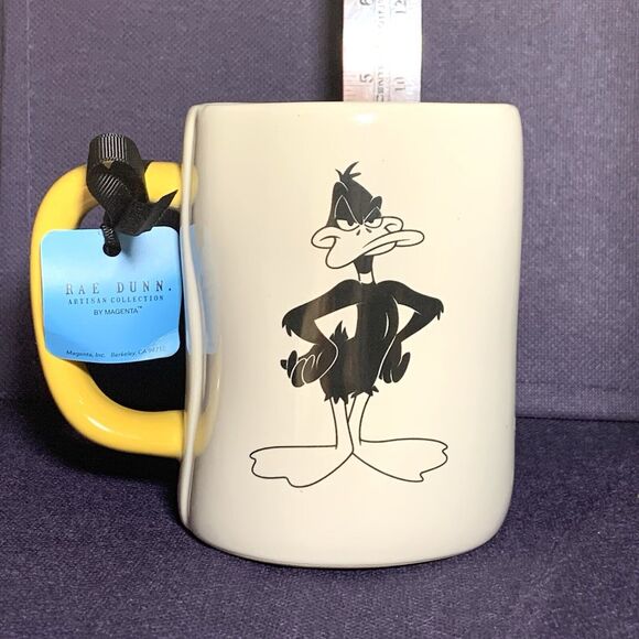 Rae Dunn Other - Rae Dunn Looney Tunes Daffy Duck YOU’RE DESPICABLE! Double Sided Mug NEW